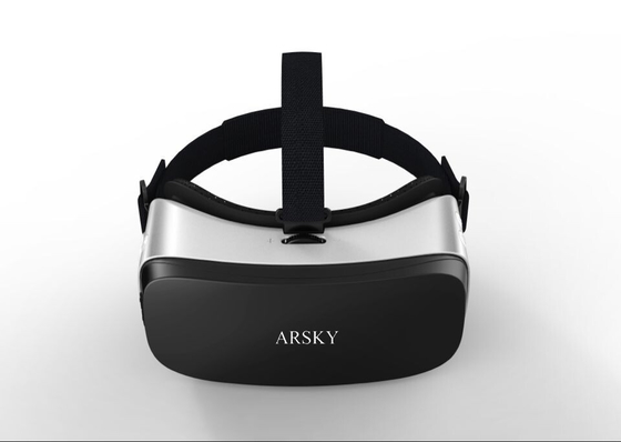 ARSKY CX-V5のバーチャル リアリティ ポリマー電池3Dのヘッドホーン ガラスのBluetooth WiFi 2Kスクリーン