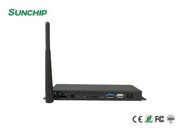 出口LVDS EDP WIFI LANのCMSのソフトウェア サポートHDが付いている耐久4Kメディア プレイヤー箱