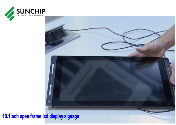 LCDの開いたフレームのデジタル表記の金属広告プレーヤー産業LCDのモニター