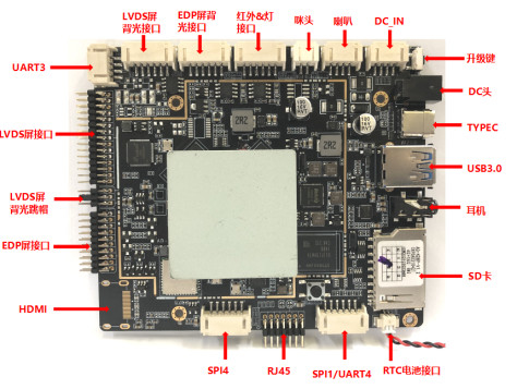 人間の特徴をもつデジタル表記GPIO UARTのための腕によって埋め込まれるシステム ボード