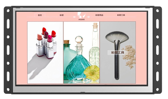 RK3288 RK3399 Shopmallおよび銀行広告のための4G WIFIの10.1インチの開いたフレームLCDの表示